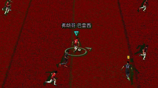 巴雷西飞身铲球成功断下对手脚下球，动作干净利落