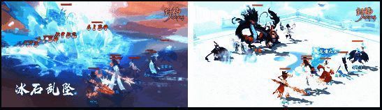 哪吒战斗GIF，火尖枪横扫，混天绫缠绕敌人，火焰特效四溅