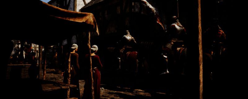 《编年史：中世纪》主视觉图，展现宏伟的中世纪战场，士兵列阵、旗帜飘扬，远处城堡矗立于山巅，战火映红天际