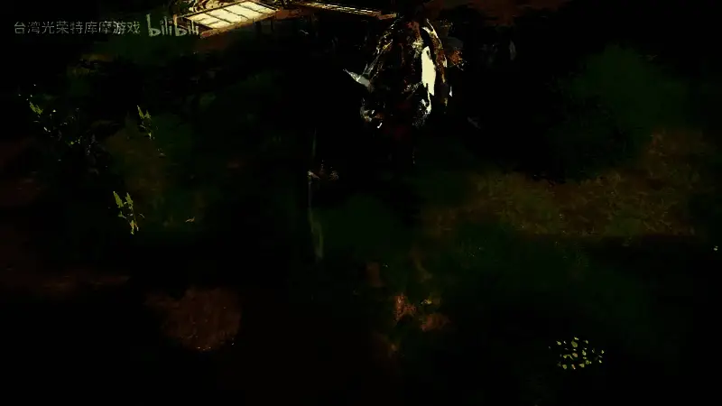 蓄力状态下棍体发光，释放高能冲击波，周围气流剧烈震荡