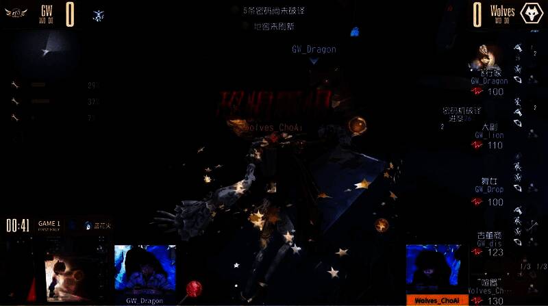 Wolves_ChoAi操控‘喧嚣’在小木屋窗口释放分身，精准击中飞行家完成震慑