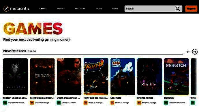 Metacritic网站后台界面局部截图，显示多条媒体评分数据正在被人工核对，界面简洁而专业