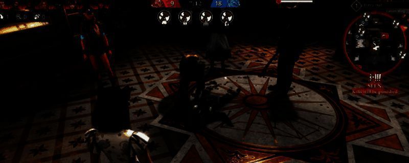 《欺杀旅社》游戏主视觉图，展示阴森旅社外观与神秘角色剪影，营造悬疑氛围