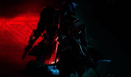 霓虹与捷风两位决斗者特工展示技能动作，霓虹周身环绕蓝色电光，捷风脚下卷起狂风，背景为城市夜景