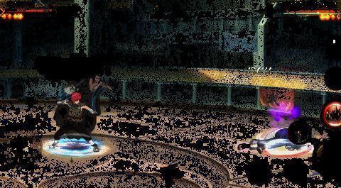 蝎站在沙漠残阳下，手中操控着三代目风影的傀儡，眼神冷峻而决绝