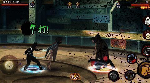 勘九郎在战场上操控乌鸦、黑蚁和山椒鱼协同作战，三具傀儡配合默契，攻势凌厉