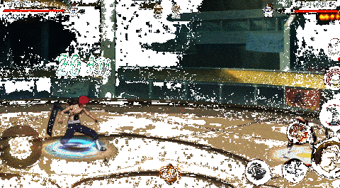 蝎站在高处，双手挥动间百具傀儡同时启动，场面恢弘震撼，尘土飞扬