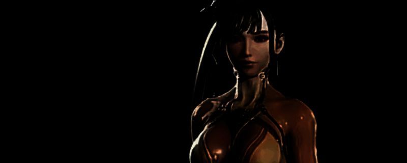 《剑星》主角伊芙身穿基础活肤紧身服，展现流线型未来科技战斗服设计，贴合身形，充满赛博朋克风格