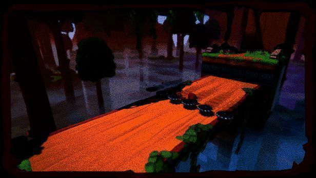 游戏音乐界面截图，专辑封面为肉块剪影，背景是血红色闪电，下方印有挑衅标语