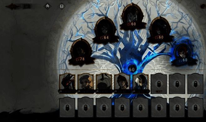 同调栏位界面展示，多个低等级角色被放入后显示已同步至90级