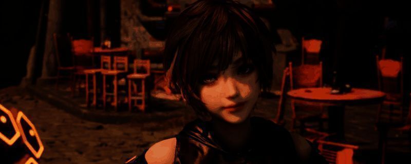 玩家角色使用格挡动作成功抵挡BOSS攻击，刀刃碰撞产生强烈火花特效