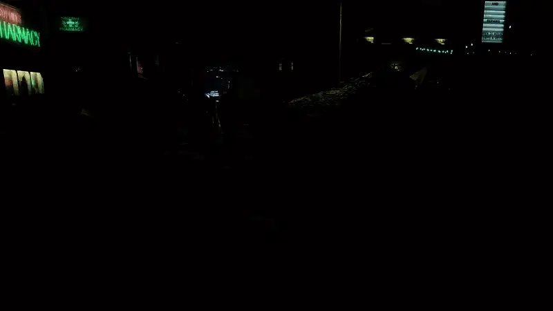 《严阵以待》游戏场景截图，特警小队在昏暗室内执行突入任务，战术灯光扫过墙壁，氛围紧张逼真