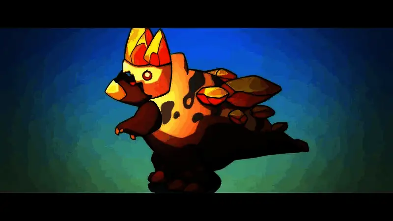 一只装甲厚重的甲龙型迪诺兽缓缓前行，尾部锤状武器高高扬起，防御姿态十足