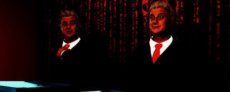 《High on Life 2》游戏实机画面，主角手持会说话的外星枪械，在充满奇异植物的星球表面与敌人激烈交火，场景色彩鲜艳且充满科幻感