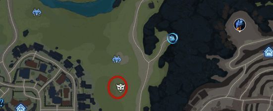 第三只卤阿鹿位于琉璃秘境传送点左下方林地，周围有石柱与草丛遮挡