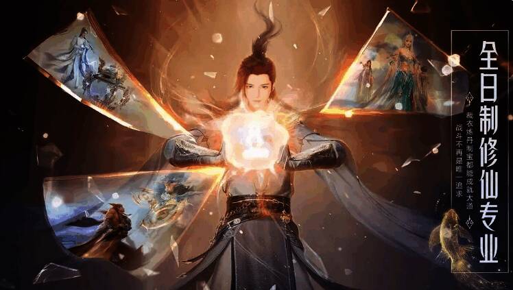 鬼王角色战斗画面，身穿重甲挥舞巨刃，周身环绕暗红色气劲，敌人被击飞倒地