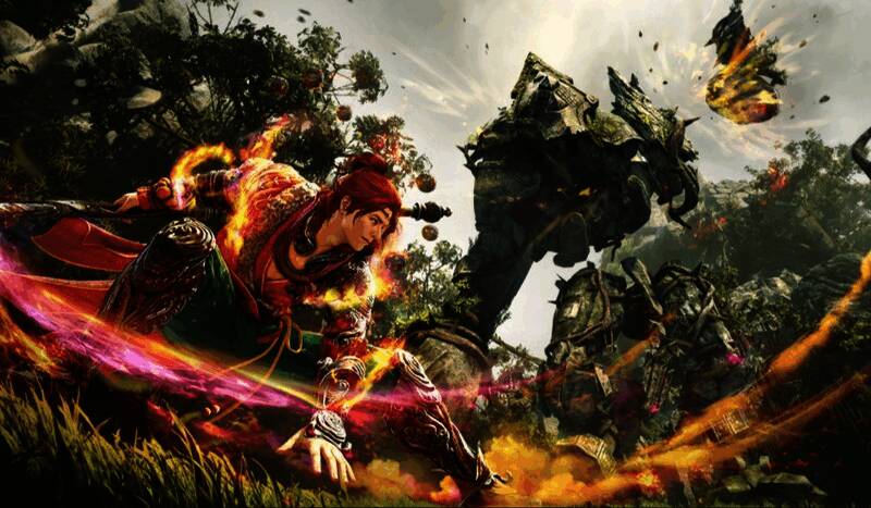 行者使用火眼金睛锁定敌人，眼中射出金色光芒，周围气流翻涌