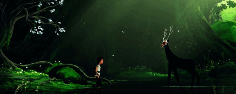 《拉娜之星2》游戏主视觉图，少女拉娜与伙伴Mui站在冰封山巅远望神秘星球，天空中浮现出奇异光影