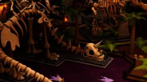 DLC宣传LOGO特写，《奇幻珍宝》字样镶嵌在古书与宝石之间