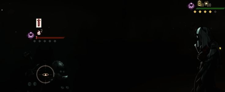 卡戎使用神秘术一“自虚无时”攻击敌人，敌人头顶显示‘惧亡’减益状态