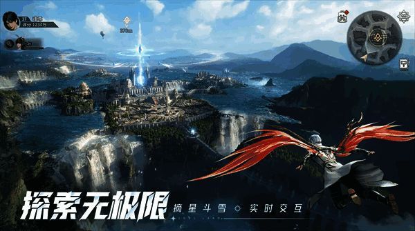 玩家在卓越挑战中打出高额伤害，屏幕显示“伤害积分排名第一”，全场特效炫目