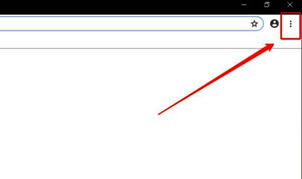 谷歌浏览器右上角三点菜单图标界面展示