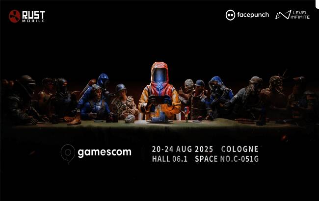 《失控进化》宣传主视觉图，展现废土风格的末日战场，玩家角色持枪警戒，背景为破败城市与风暴天空