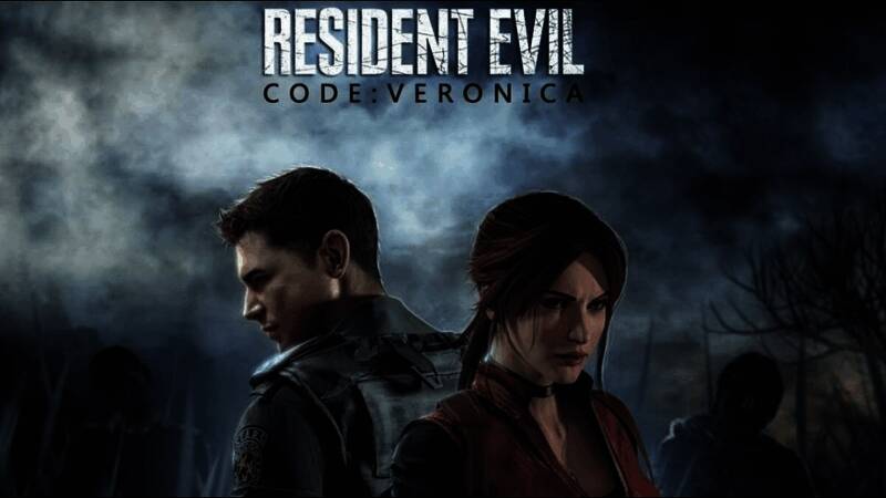 《生化危机：代号维罗妮卡》重制版概念图，展示巴黎地下设施阴森走廊与昏暗灯光下的紧张氛围