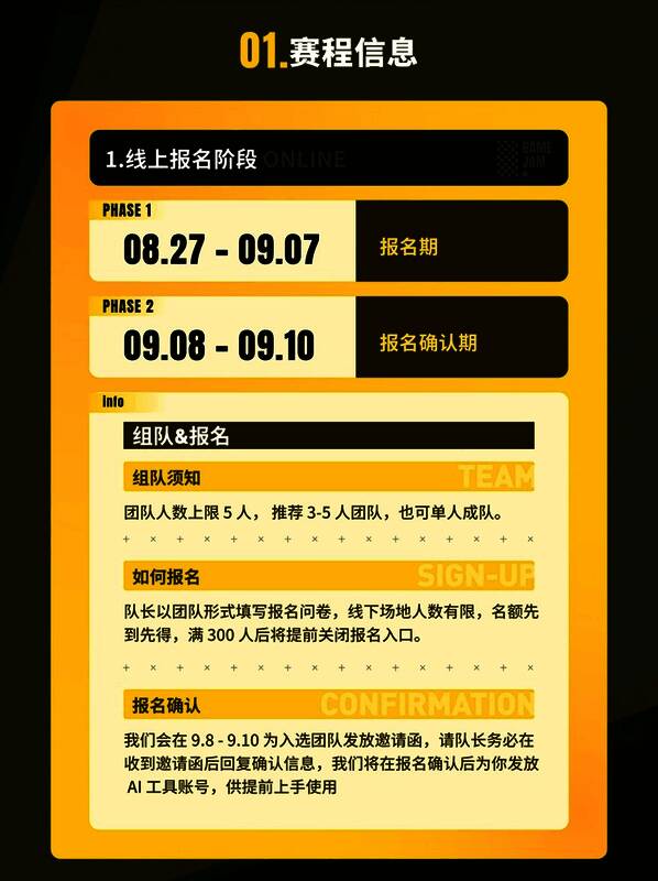 试玩区内玩家专注操作游戏手柄，屏幕显示参赛团队开发的像素风格小游戏