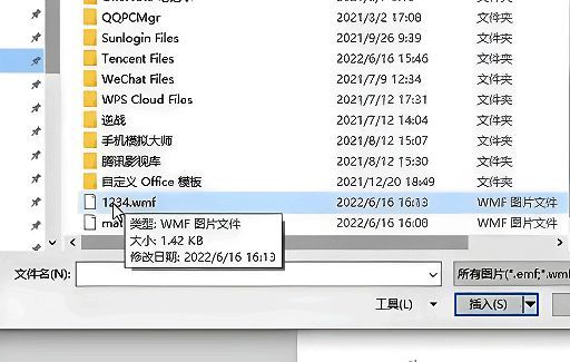 用户正在确认插入Mathtype公式文件的操作界面