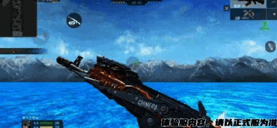 AWM末日审判狙击枪特写，枪管细节精致，带有机械开合结构