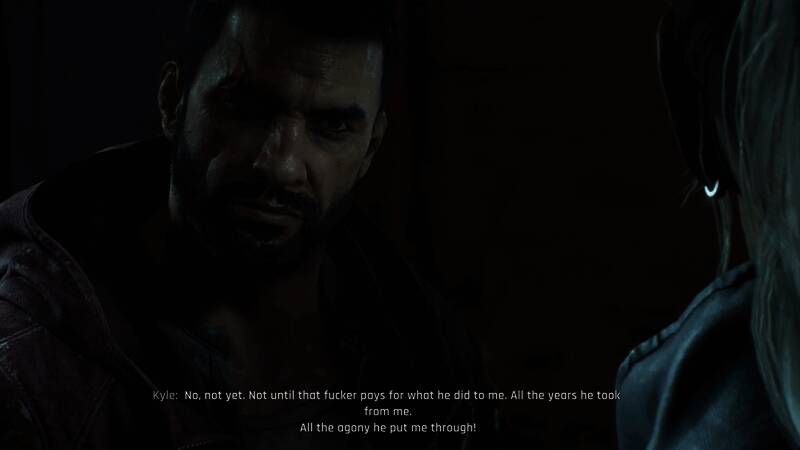 预告片截图：克兰怒吼着冲向男爵，两人在雷雨夜中对峙，气氛剑拔弩张