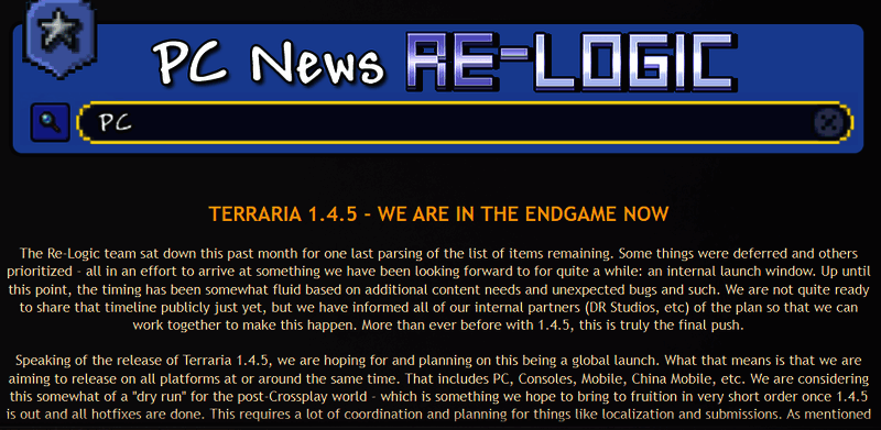 《泰拉瑞亚》与《死亡细胞》联动概念图，展示像素风格角色并肩作战画面