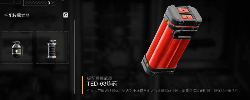 《绝地潜兵2》中TED-63炸药投掷瞬间，地面爆发出巨大火光与冲击波，周围敌人被炸飞