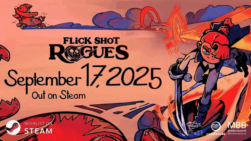 《肉鸽弹弹奇兵》游戏画面展示，角色在棋盘式场景中弹射飞行，周围爆炸特效绚丽，敌人分布错落有致