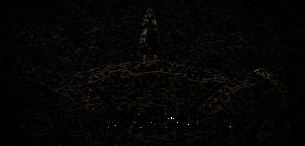 波风水门站在九尾巨大的爪牙前，双手结印准备施展封印术，眼神坚定无畏