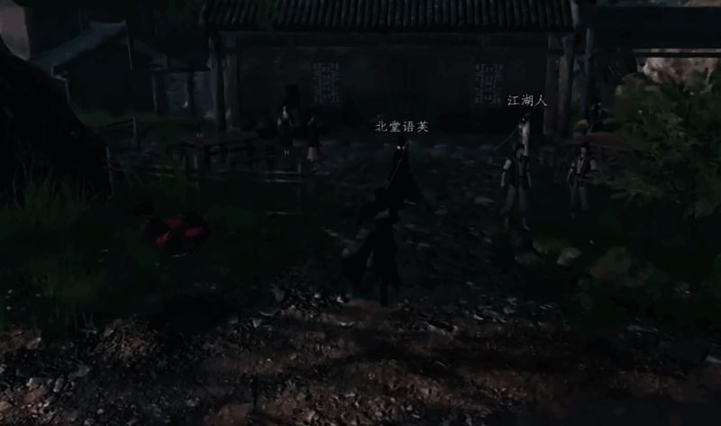 玩家与乞丐对话场景，乞丐双手合十表示感谢，物品栏弹出生脉丹奖励提示