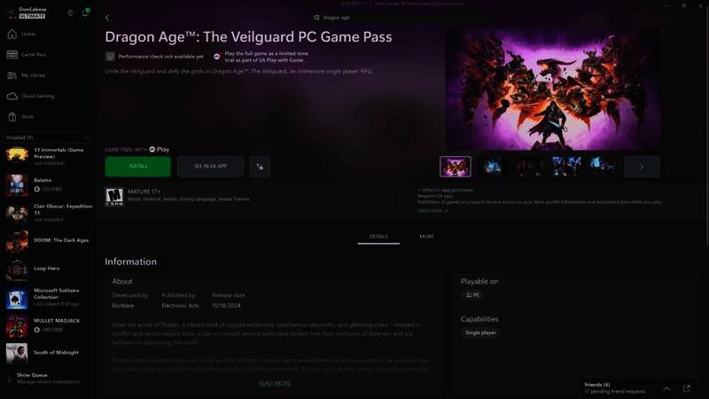 游戏内战斗场景，主角与队友在废墟中对抗巨型暗影生物，技能特效绚丽，光影表现极具沉浸感