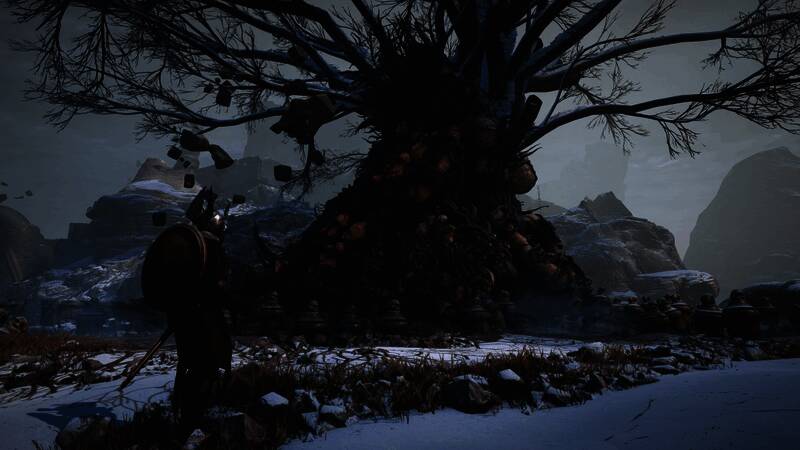 营地系统界面，玩家可与队友互动、升级装备并规划下一步旅程