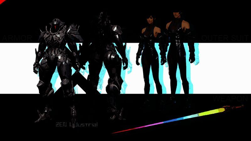 预购特典展示图，包含‘巴哈姆特’机甲涂装与‘齐克格蓝斯’激光刀刃的3D模型特写