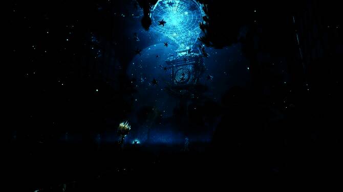 头骨独立探索密室，触发古老机关，墙壁浮现出神秘符文