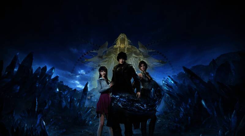 《失落之魂》游戏主界面截图，展示暗色调奇幻场景与主角持剑对峙敌人的画面