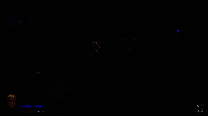 玩家角色在废墟中探索，背景可见倒塌的圆桌与破碎的旗帜