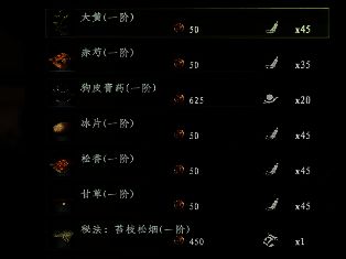 NPC赠送丹方的对话界面，显示‘轻身丹’配方已解锁，背景为竹林药庐