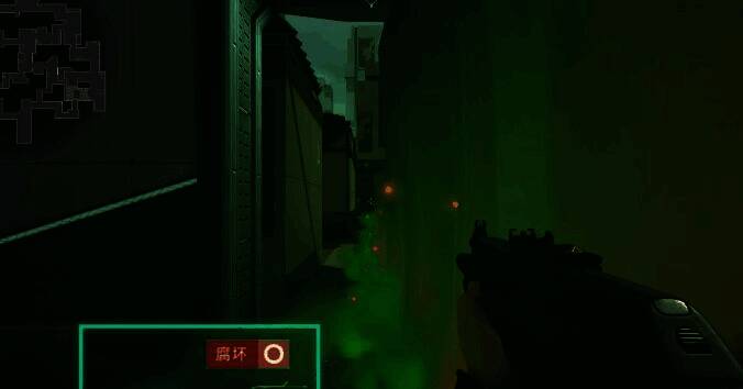 蝰蛇使用终极技能‘化学喷雾器’，向包点入口喷射出大片绿色雾气，敌方拆包手被困其中，血量迅速下降