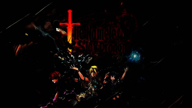 《无名者：屠龙》Nintendo Switch版游戏封面展示，主角持剑面对巨龙，画面风格复古而富有奇幻色彩