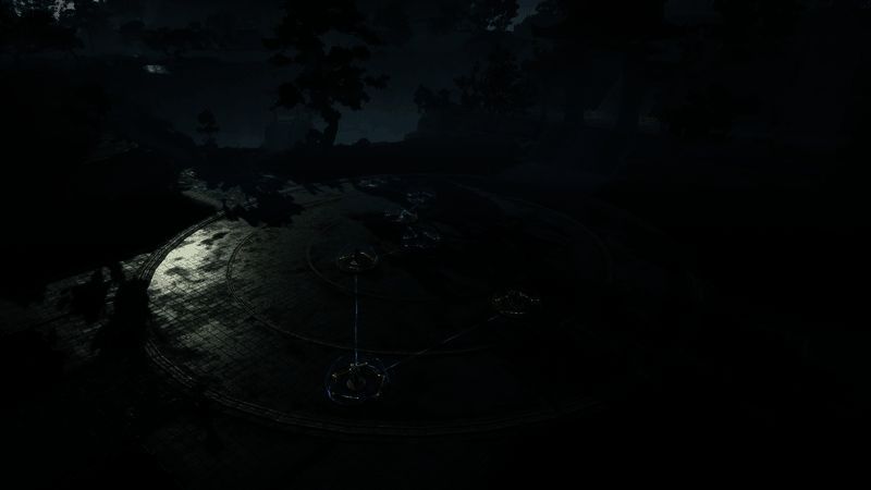 战斗场景中，七子联手释放剑阵，空中形成巨大的北斗星图，剑光如雨倾泻而下