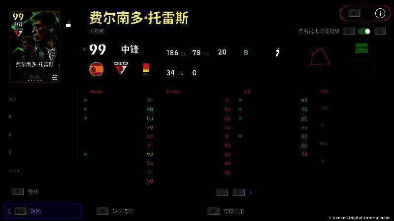 托雷斯在比赛中高速突破防守球员，脚下带球，神情专注