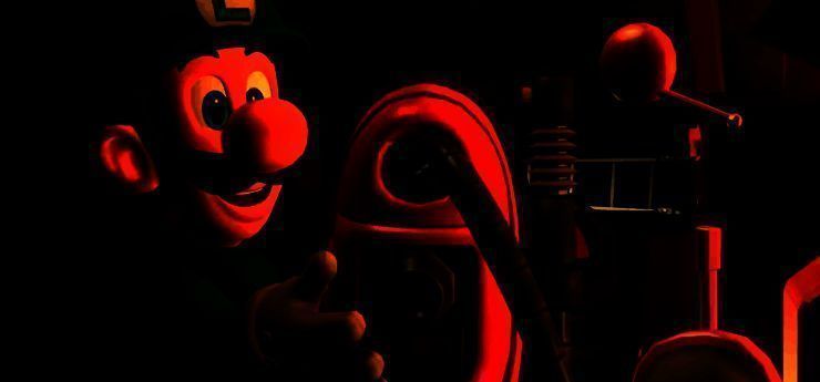 Nintendo Switch 2概念渲染图，主机搭配白色手柄，屏幕显示神秘光影效果