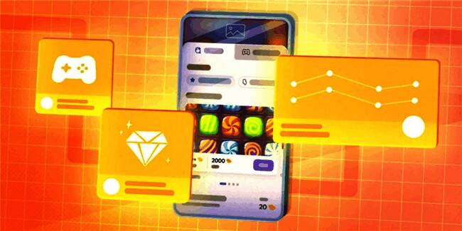 LoyaltyPlay功能示意图，展示非游戏应用如何嵌入游戏任务